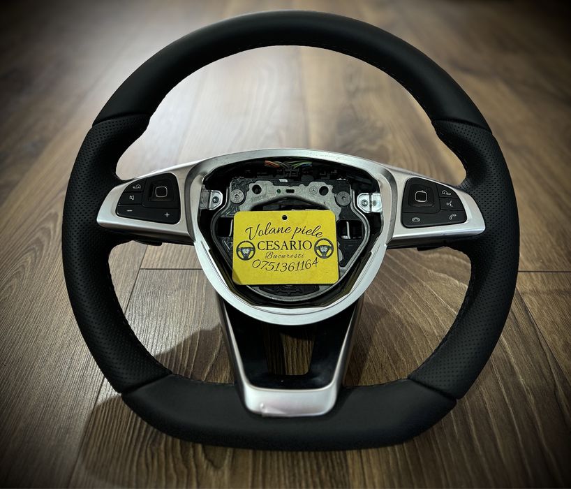 Volan piele naturala nappa Mercedes AMG W213 w205 w212 A E C Class GLE