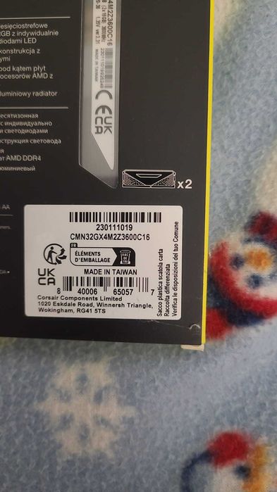 memorie ram ddr4 Corsair Vengeance RGB de 32GB DDR4 3600MHz CL16 , noi