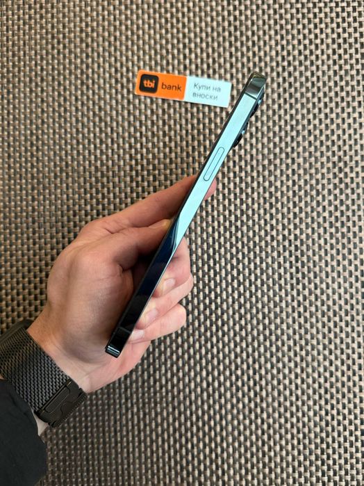 КАТО НОВ! iphone 12 pro max *Лизинг от 19лв/мес pacific blue син 128gb