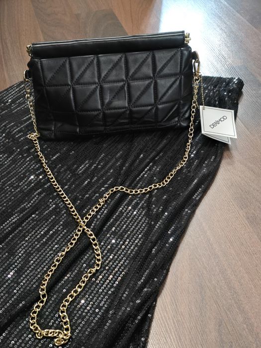 Сумочка-клатч чёрная