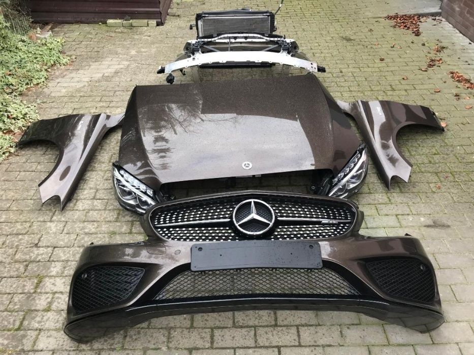 Mercedes W205 C Class trager radiator apa ac intercooler panou fata