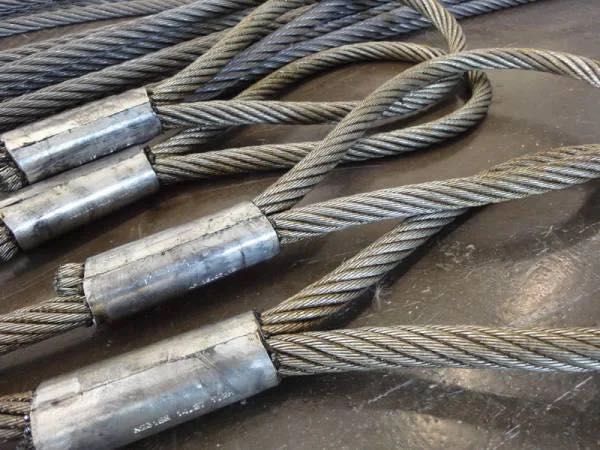 Стоманени сапани (въжени сапани с уши) от ф 5мм до ф 52мм с уши