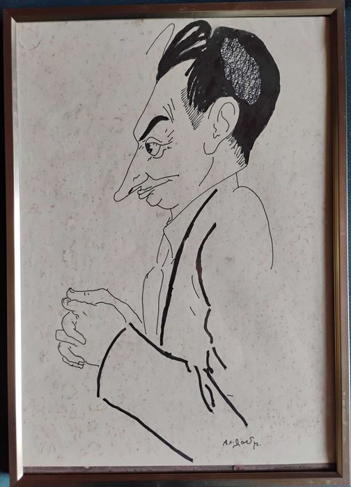 Стар шарж. Ал Добринов.