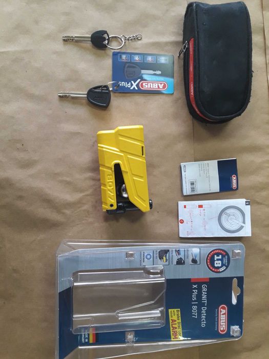 Заключвалка за диск с аларма ABUS GRANIT Detecto X-Plus 8077