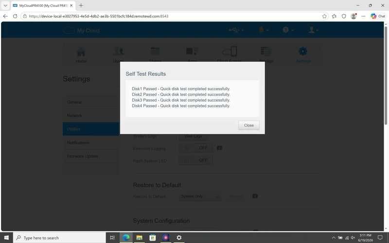 WD My Cloud Professional Series PR4100, 32TB/16GB RAM (4x8TB) NAS full factory restored full box