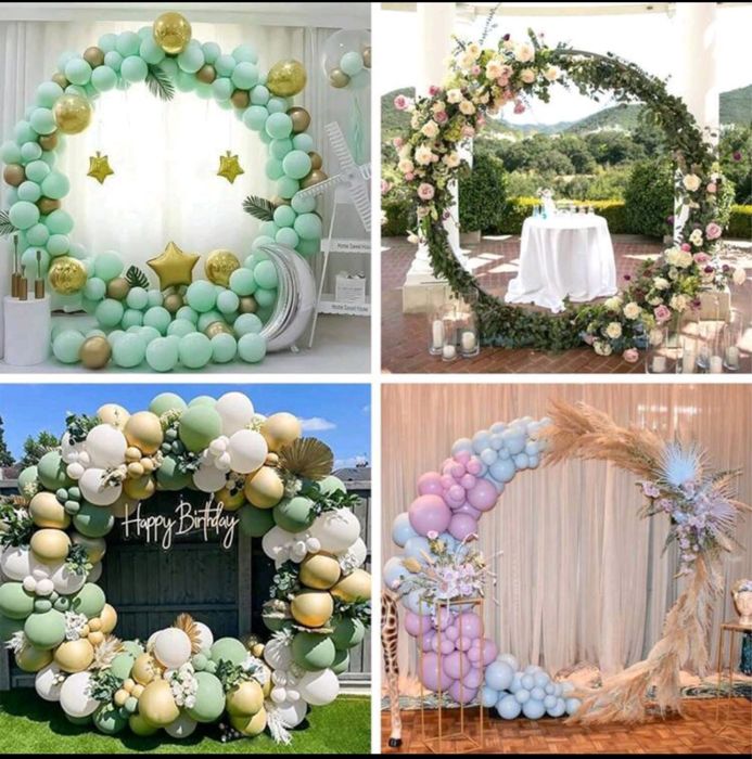 Кръгла арка за украса