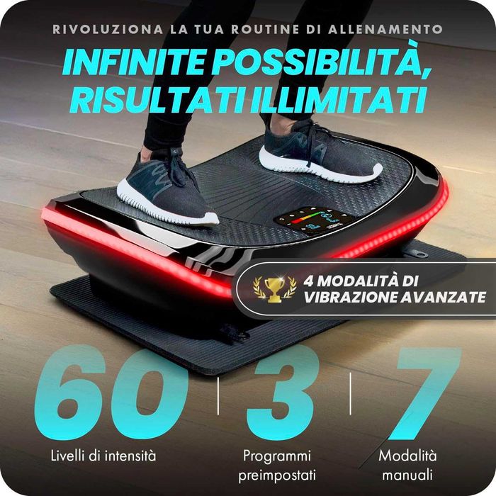Platformă vibratoare Bluefin® 4D pentru slăbire