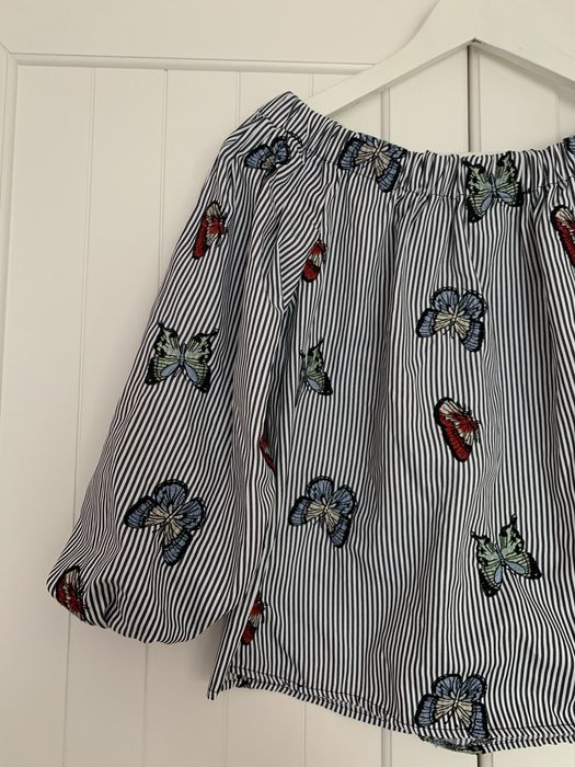 Блуза с пеперуди ZARA