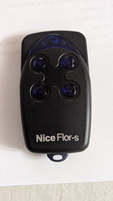 Telecomanda 4 butoane Nice flor-s automatizare poarta garaj
