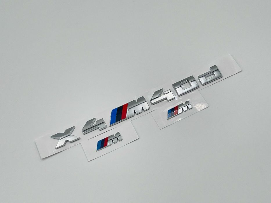 Set Embleme Compatibile BMW X4M40d crom