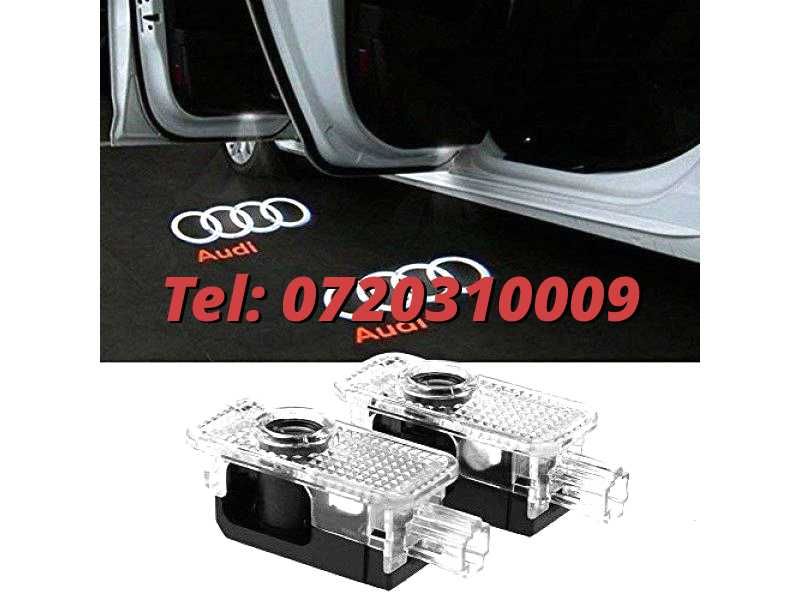Lampi LED Logo Audi Portiere Dedicate