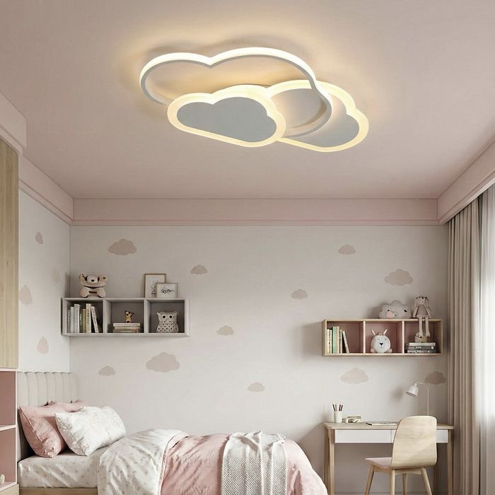 LED плафон „Облаци“ – 42W | 52×31×6 см | Чисто нов