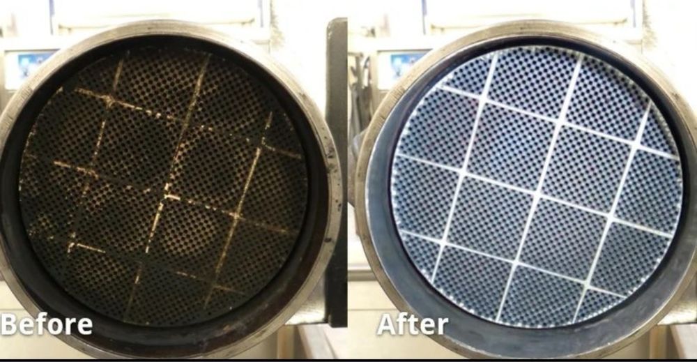 Машинно чистене на катализатори, DPF и FAP филтри