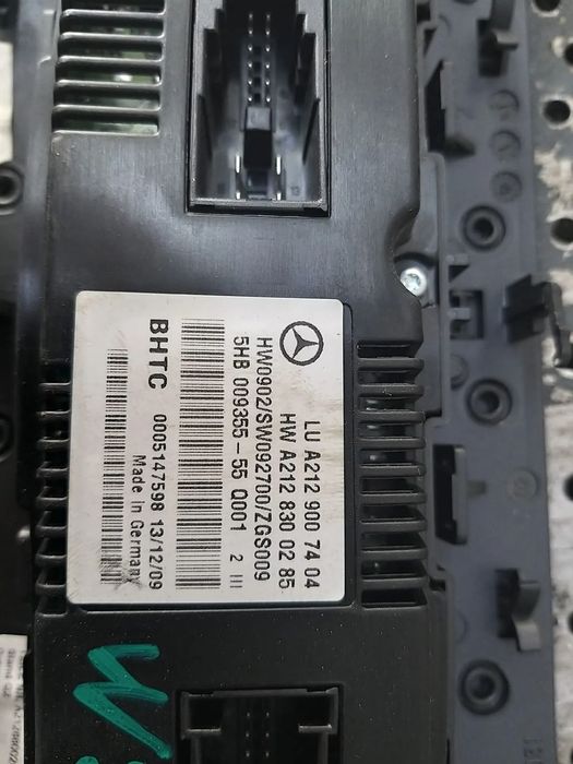 Panou comanda clima ac mercedes e class w212 a2129007404 a2128300285