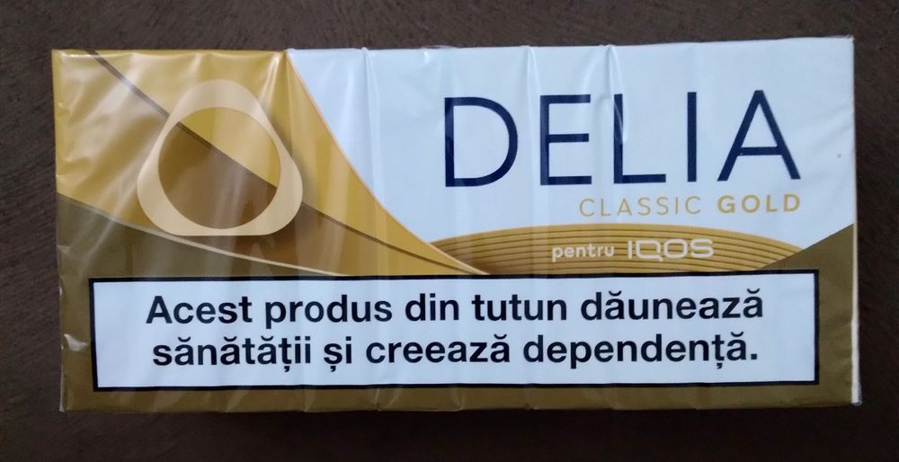 2 Cartuse Delia Clasic Gold (20 pachete