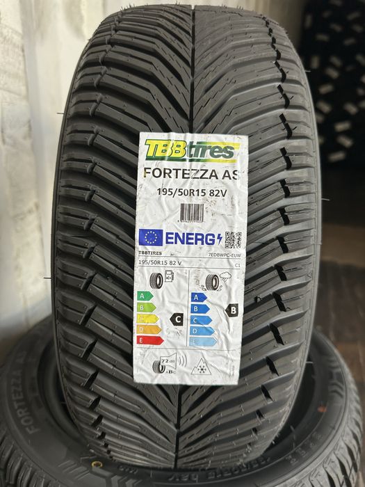 Нови всесезонни гуми TBB TIRES FORTEZZA AS 195/50R15 82V БОРД 1955015
