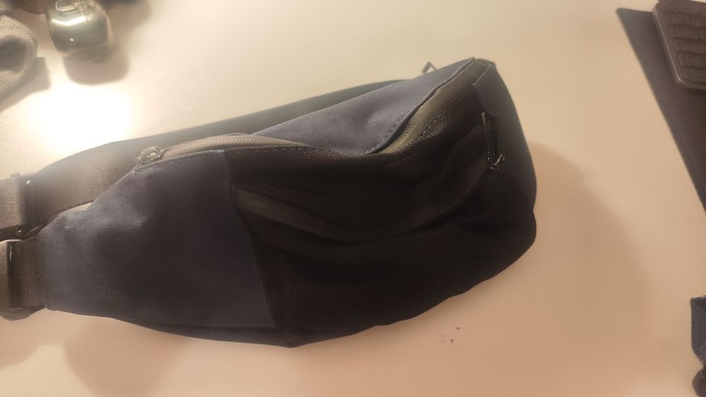 Чанта за кръст - тъмно синьо