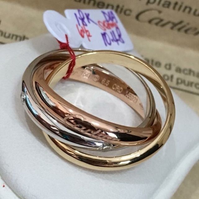 Позлатена  гривна Trinity de Cartier   750/18К