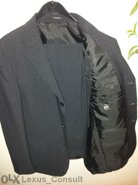 Мъжки черен костюм Nikola - всесезонен