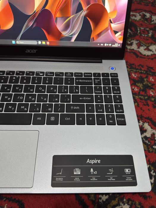 Acer Aspire AS15-42 Amd 5 7430U 512gb ssd 16gb ram 6oy ishlatilgan