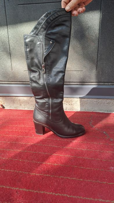 Сапоги кожаные фирменные