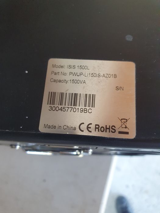 Ups NJOY isis 1500L de 1500VA