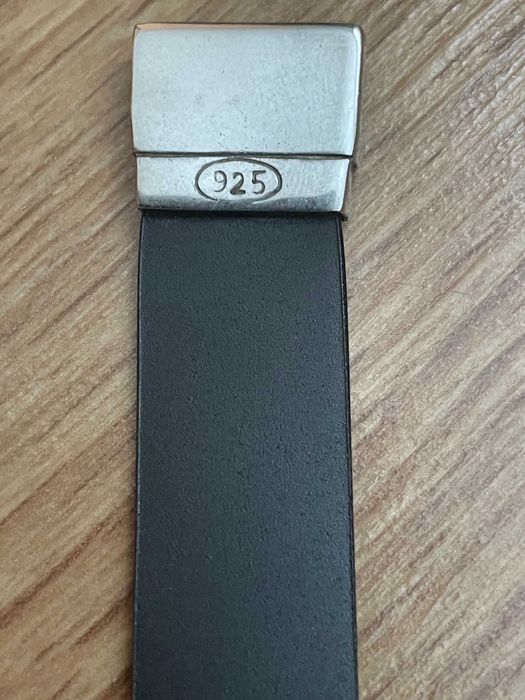 Bratara Argint + Silicon  Bvlgari (Bulgari) 21 cm