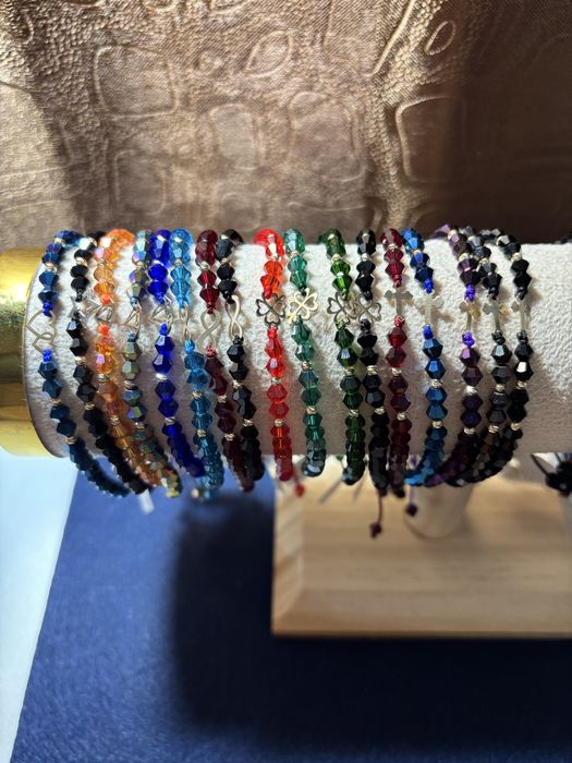 Bratari handmade cu elemente de aur 14k