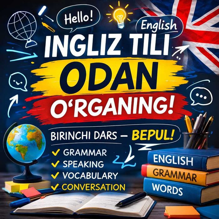 IELTS 6.5 | Ingliz tilini 0 dan o‘rganing | Birinchi dars BEPUL