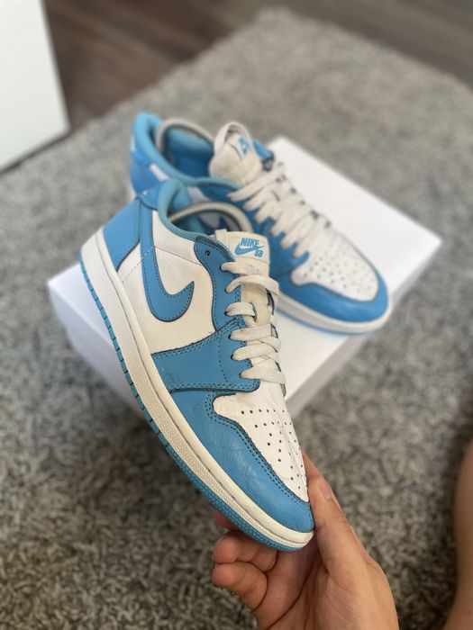 Air Jordan 1 Low SB powder blue X Eric Koston