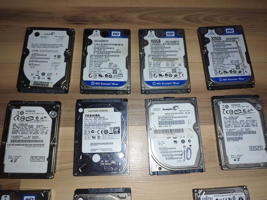 Hard disk laptop / Pc sata/Ide 160gb/250gb/320gb/Hard extern 500Gb