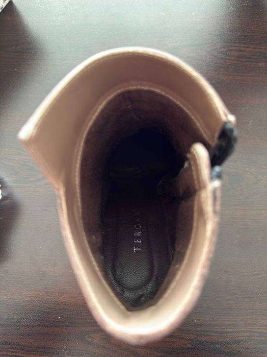 Кожени боти на ток Tergan