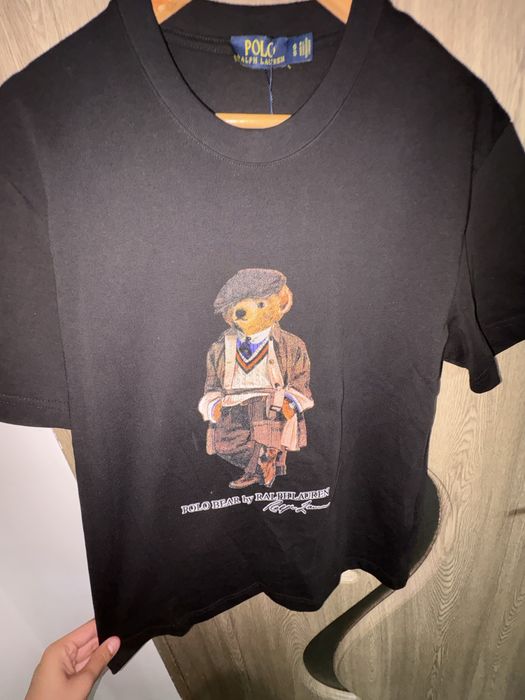 Tricou Polo Bear by Ralph Lauren, nou cu eticheta, cu imprimeu cu catifea