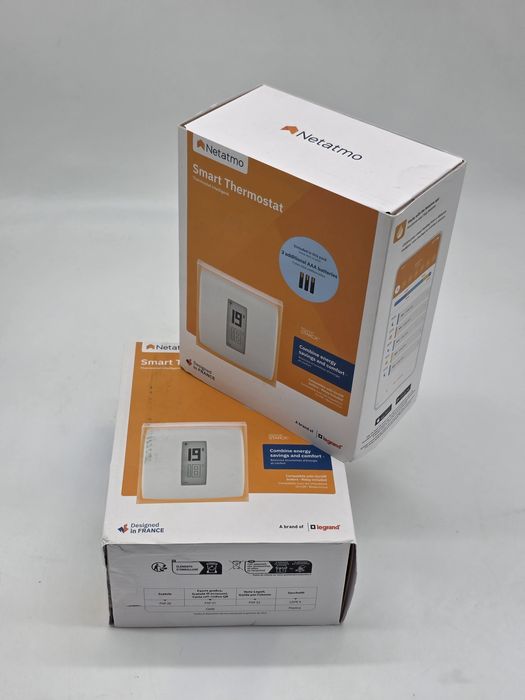Termostat inteligent Netatmo Smart Thermostat, Wi-Fi, SIGILAT