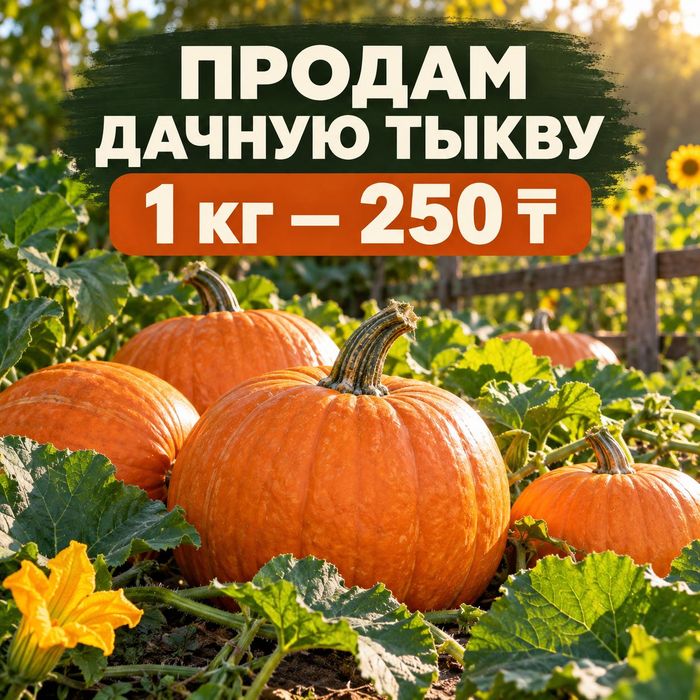 Тыквы дачные.  Продам