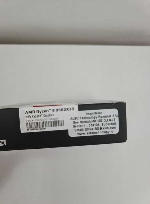 Procesor AMD Ryzen 9 9900X3D 4.4GHz Box Sigilat