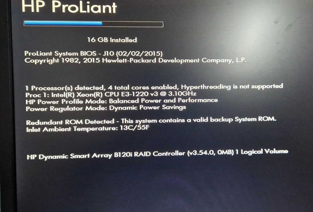 сервер HP ProLiant ML10 v2