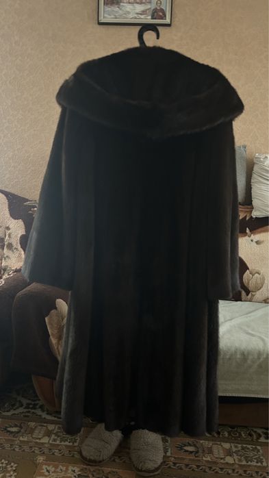 Норковая шуба,длинная