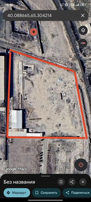 Навоий Тинчлик Темир йул станцияси ёнида 120 метр темир йўли бор база