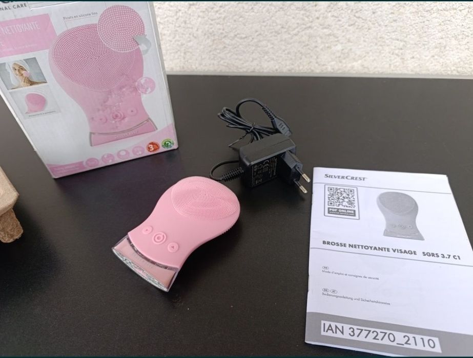 Perie pentru curatare faciala fata ten masaj silicon Silvercrest