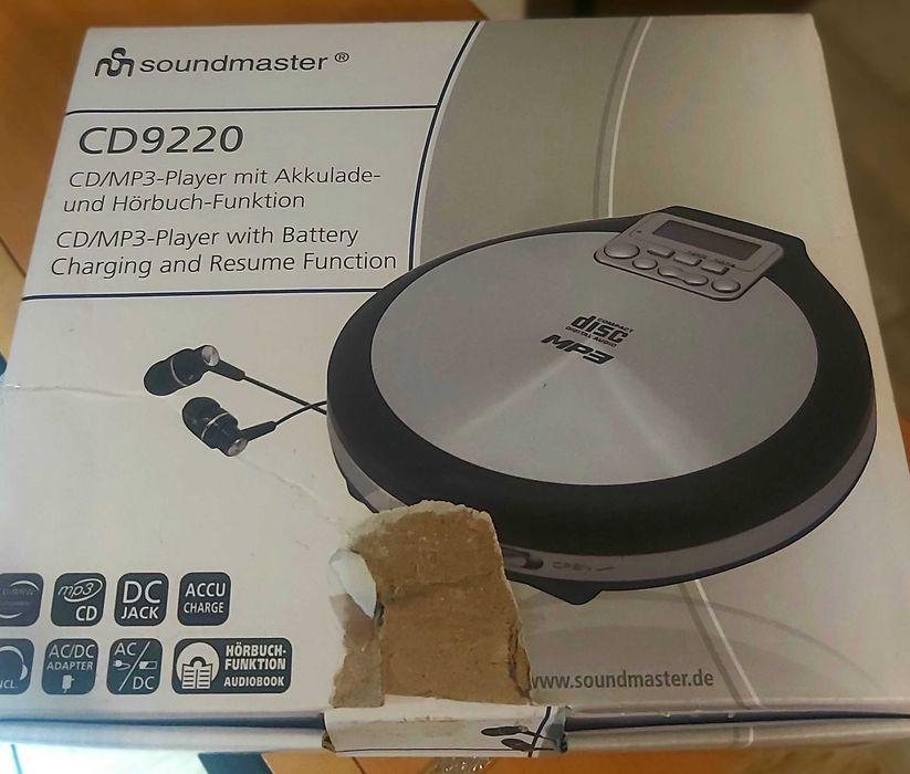 CD Player Portabil Soundmaster CD9220 – Nou, la cutie