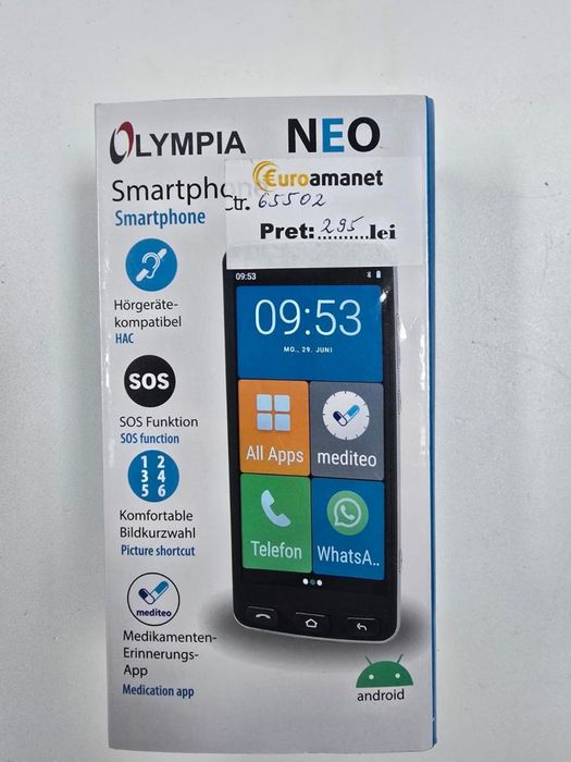 Telefon Olympia Neo (2GB/16GB) Negru -P-