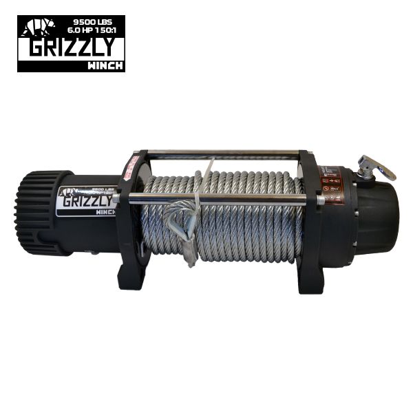 Troliu Grizzly Winch 9500lbs (4310kg) cablu de otel