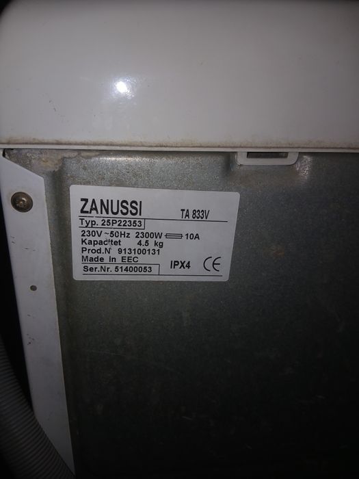 Стиральная машинка ZANUSSI