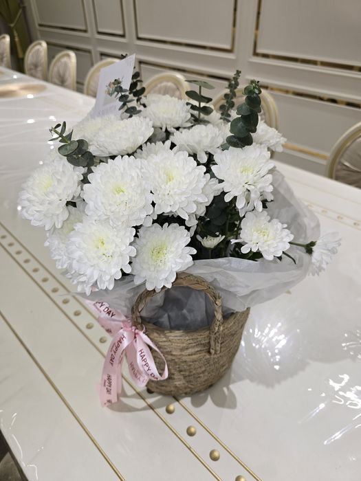 Цветы в упаковке