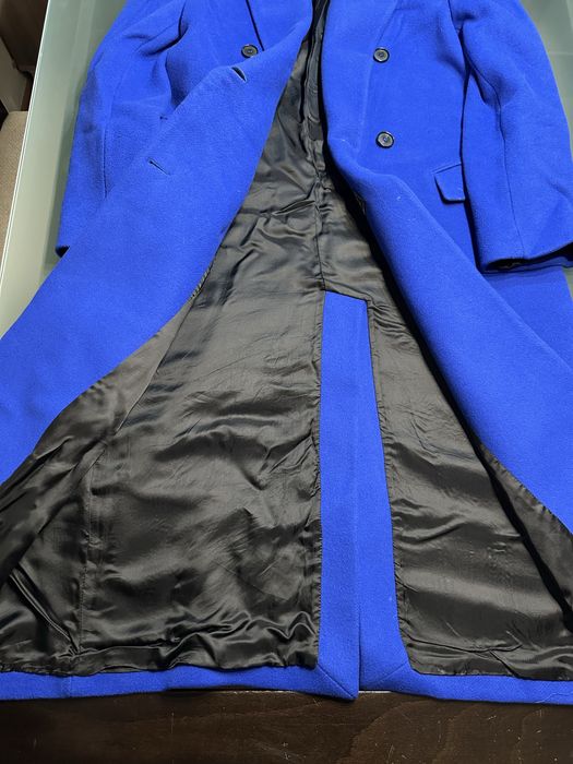 Синьо палто Zara