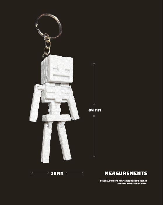 Schelet Minecraft imprimat 3D