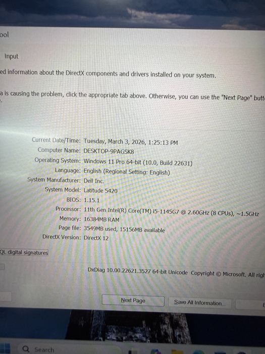 Dell Latitude 5420 i5 16GB 256GB SSD Nou nefolosit baterie 100%