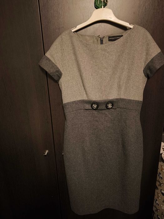 Rochie gri Purificacion Garcia