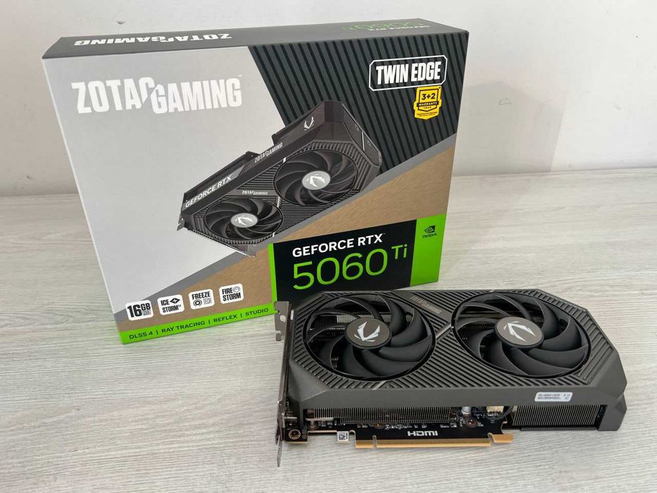 GeForce RTX 5060 Ti Twin Edge 16GB Видеокарта ZOTAC GAMING